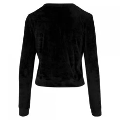 URBAN CLASSICS Woman's Urban Klassiek Fluwelen Crew T-shirt -Moss Kopenhagen-winkel tb1352 00007 tb1352 p2 00007black