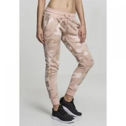 URBAN CLASSICS Broek Vrouw Urban Klassieke Camo Badstof -Moss Kopenhagen-winkel tb1638 01218 tb1638 m1 01218