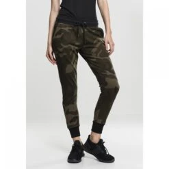 URBAN CLASSICS Broek Vrouw Urban Klassieke Camo Badstof -Moss Kopenhagen-winkel tb1638 01 tb1638 01
