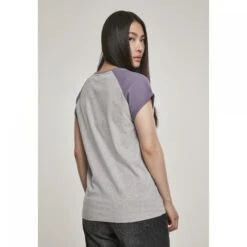 URBAN CLASSICS Woman's Urban Classic T-shirt Raglan GT Contract -Moss Kopenhagen-winkel tb1913 02250 tb1913 m2 02250 3