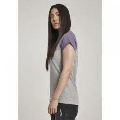 URBAN CLASSICS Woman's Urban Classic T-shirt Raglan GT Contract -Moss Kopenhagen-winkel tb1913 02250 tb1913 m4 02250 3