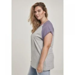 URBAN CLASSICS Woman's Urban Classic T-shirt Raglan GT Contract -Moss Kopenhagen-winkel tb1913 02250 u tb1913 m4 02250 u