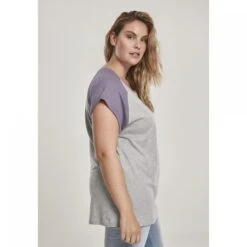 URBAN CLASSICS Woman's Urban Classic T-shirt Raglan GT Contract -Moss Kopenhagen-winkel tb1913 02250 u tb1913 m5 02250 u