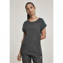 URBAN CLASSICS Woman's Urban Classic T-shirt Raglan GT Contract -Moss Kopenhagen-winkel tb1913 02251 tb1913 m1 02251