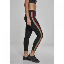 URBAN CLASSICS Broek Vrouw Urban Classic 3-tone Tape -Moss Kopenhagen-winkel tb1936 01269 tb1936 m5 01269 black firered green 1