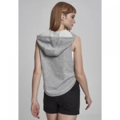 URBAN CLASSICS Dames Badstoftankblad Urban Klassiek Met Capuchon -Moss Kopenhagen-winkel tb1967 00111 tb1967 m2 00111grey