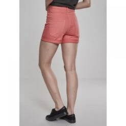 URBAN CLASSICS Damesshort Urban Classic Stretch Waist -Moss Kopenhagen-winkel tb1999 00092 tb1999 m7 00092 coral