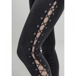 URBAN CLASSICS Broek Vrouw Urban Classic Lace Up -Moss Kopenhagen-winkel tb2003 00709 tb2003 m7 00709