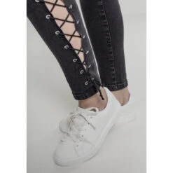 URBAN CLASSICS Broek Vrouw Urban Classic Lace Up -Moss Kopenhagen-winkel tb2003 00709 tb2003 m8 00709