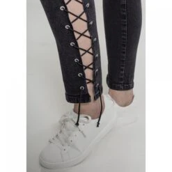URBAN CLASSICS Broek Vrouw Urban Classic Lace Up -Moss Kopenhagen-winkel tb2003 00709 tb2003 m9 00709