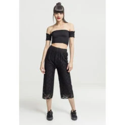 URBAN CLASSICS Broek Vrouw Urban Classic Culotte Laces -Moss Kopenhagen-winkel tb2223 00007 tb2223 m12 00007 1