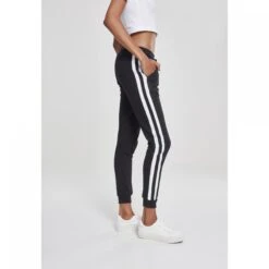 URBAN CLASSICS Groot Getailleerde Damesbroek Urban Classic College Contrast -Moss Kopenhagen-winkel tb2453 01293 tb2453 m5 01293 black white black 1