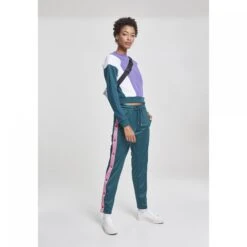 URBAN CLASSICS Woman's Urban Klassiek 3-tone Pijlploeg T-shirt -Moss Kopenhagen-winkel tb2461 01460 tb2461 m12 01460 ultraviolet jasper white 2