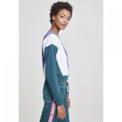 URBAN CLASSICS Woman's Urban Klassiek 3-tone Pijlploeg T-shirt -Moss Kopenhagen-winkel tb2461 01460 tb2461 m5 01460 ultraviolet jasper white 2