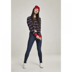 URBAN CLASSICS Woman's Urban Klassiek Garen Kate Stripe T-shirt 18 URBAN CLASSICS Woman's Urban Klassiek Garen Kate Stripe T-shirt -Moss Kopenhagen-winkel tb2990 02052 tb2990 m12 02052 2