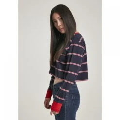 URBAN CLASSICS Woman's Urban Klassiek Garen Kate Stripe T-shirt 20 URBAN CLASSICS Woman's Urban Klassiek Garen Kate Stripe T-shirt -Moss Kopenhagen-winkel tb2990 02052 tb2990 m4 02052 2