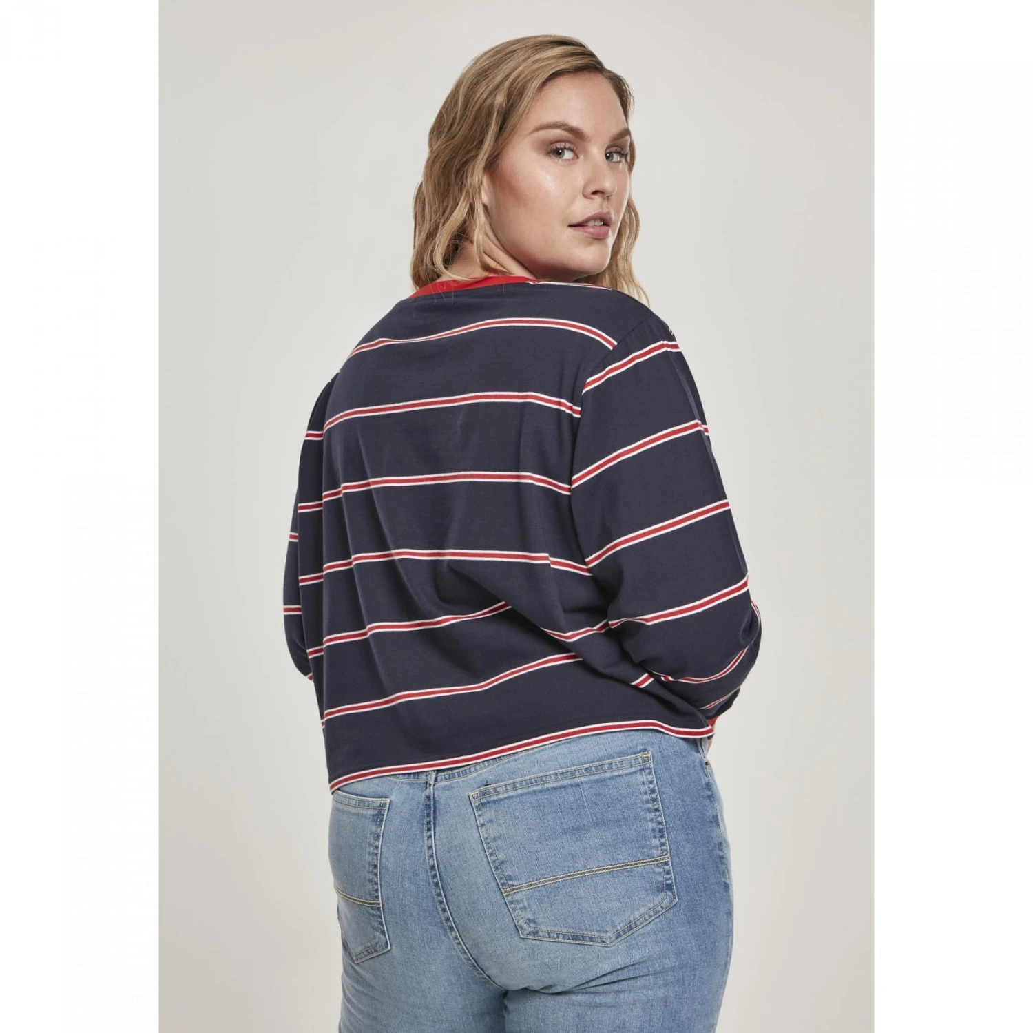 URBAN CLASSICS Woman's Urban Klassiek Garen Kate Stripe T-shirt 15 URBAN CLASSICS Woman's Urban Klassiek Garen Kate Stripe T-shirt - Afbeelding 13