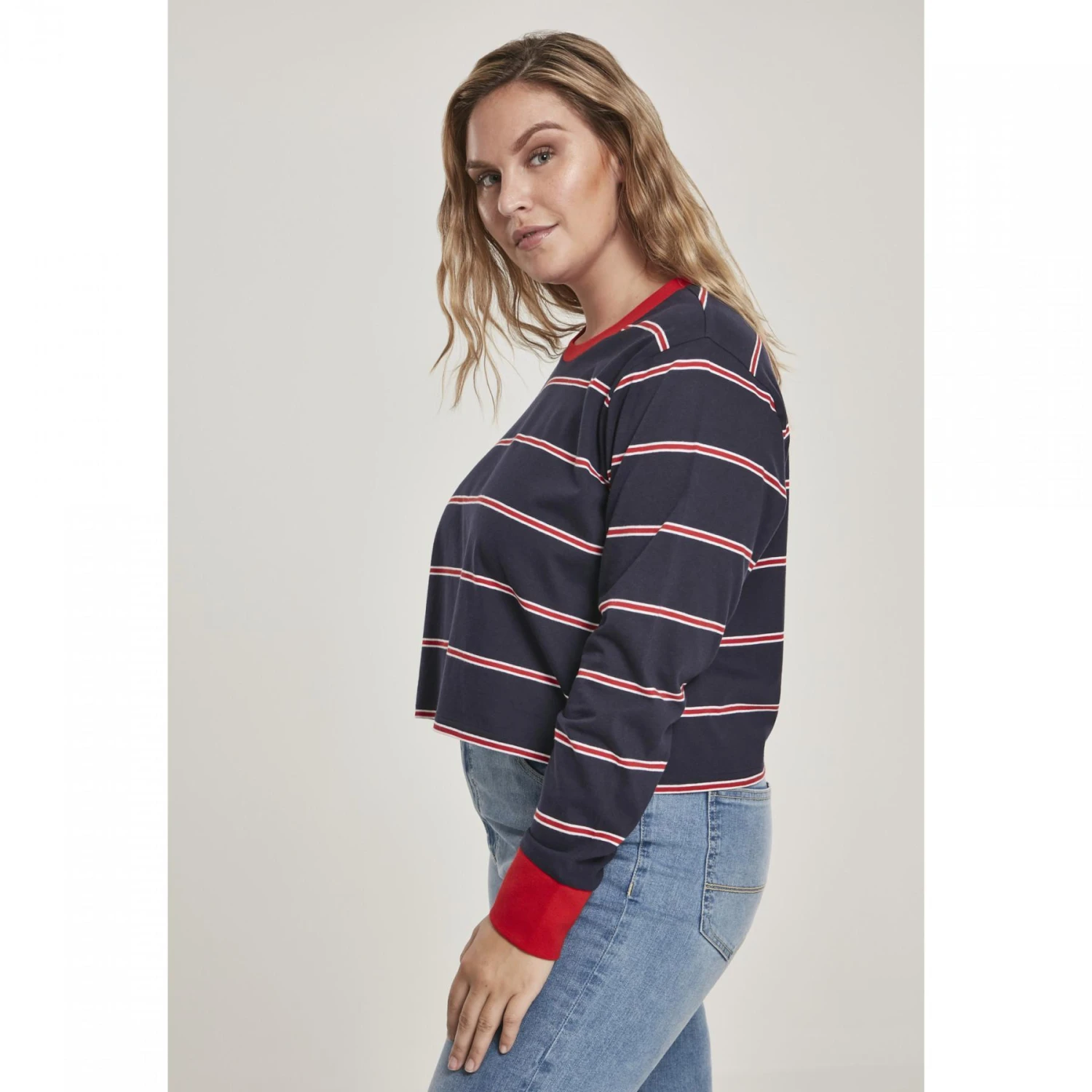 URBAN CLASSICS Woman's Urban Klassiek Garen Kate Stripe T-shirt 16 URBAN CLASSICS Woman's Urban Klassiek Garen Kate Stripe T-shirt - Afbeelding 14