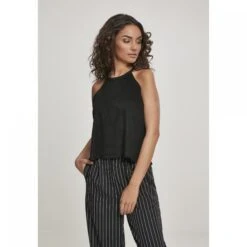 URBAN CLASSICS Dames Urban Classic Rib Neholder Tank Top -Moss Kopenhagen-winkel tb2991 00007 tb2991 m1 00007 1