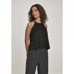 URBAN CLASSICS Dames Urban Classic Rib Neholder Tank Top -Moss Kopenhagen-winkel tb2991 00007 tb2991 m7 00007 1