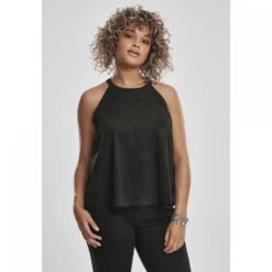 URBAN CLASSICS Dames Urban Classic Rib Neholder Tank Top -Moss Kopenhagen-winkel tb2991 00007 u tb2991 m1 00007 u 1