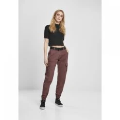 Damesbroek Urban Classics High Waist Cargo -Moss Kopenhagen-winkel tb3048 01151 4