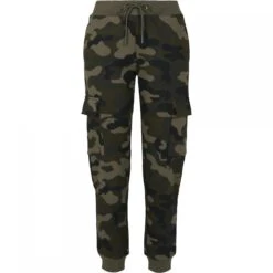 URBAN CLASSICS Broek Vrouw Urban Klassieke Camo Badstof -Moss Kopenhagen-winkel tb3229 00841 tb3229 p1 00841