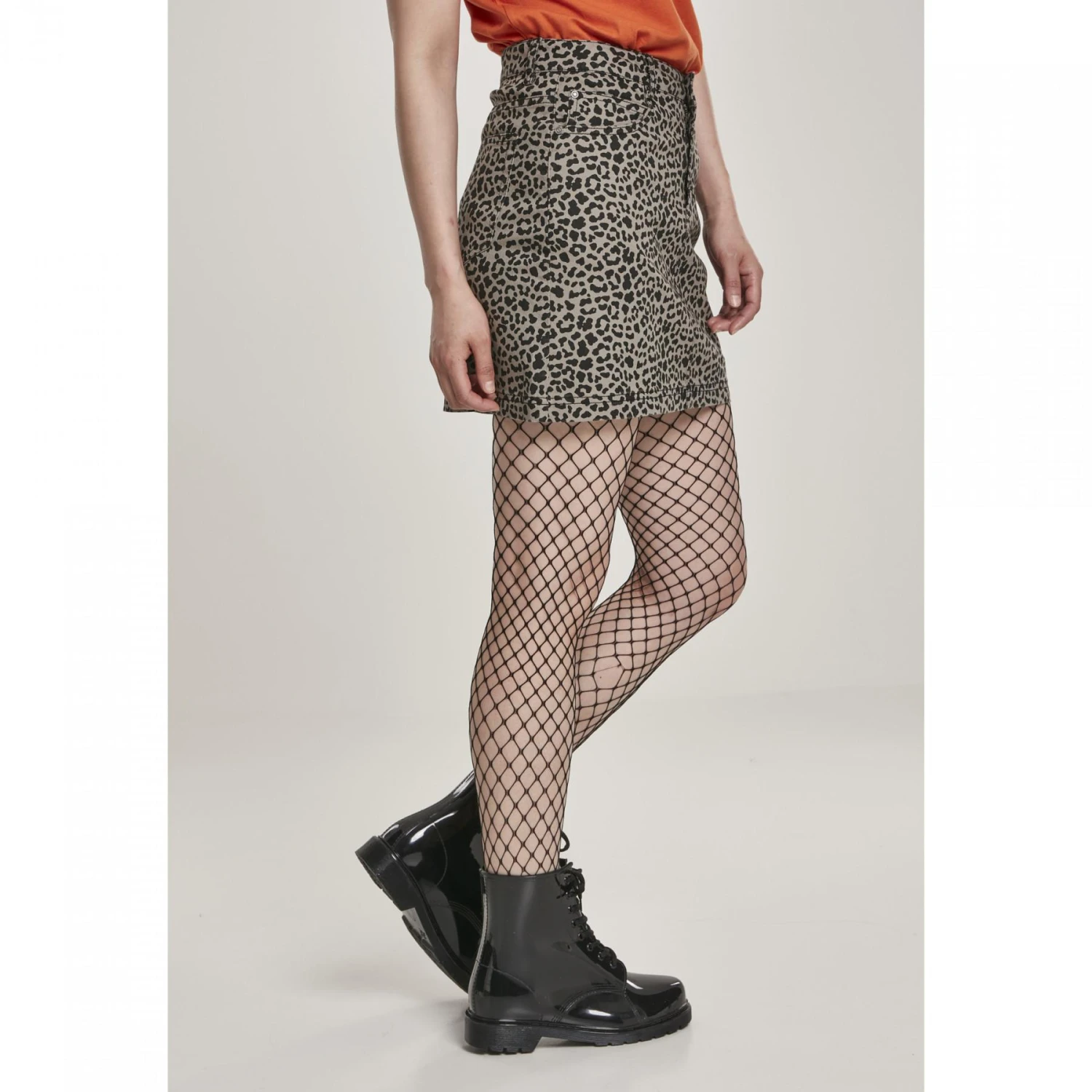 URBAN CLASSICS Damesstadsklassieker Minirokje In Keperstof 7 URBAN CLASSICS Damesstadsklassieker Minirokje In Keperstof - Afbeelding 5