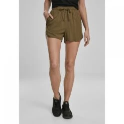 URBAN CLASSICS Dames Shorts Urban Classic Viscose -Moss Kopenhagen-winkel tb3436 02438 tb3436 m1 02438