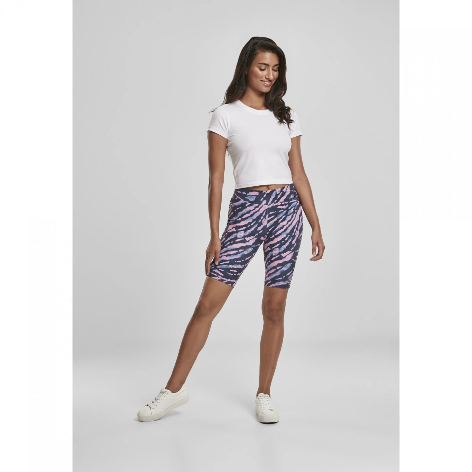 URBAN CLASSICS Dames Shorts Grote Maten Urban Classic Cycling 4 URBAN CLASSICS Dames Shorts Grote Maten Urban Classic Cycling - Afbeelding 2