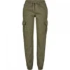 Damesbroek Urban Classics High Waist Cargo Trainingsbroek (Groot Getailleerd ) -Moss Kopenhagen-winkel tb3626 02438 u 5