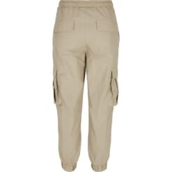 Dames Cargo Broek Urban Classics High Waist Crinkle -Moss Kopenhagen-winkel tb3636 02439 6