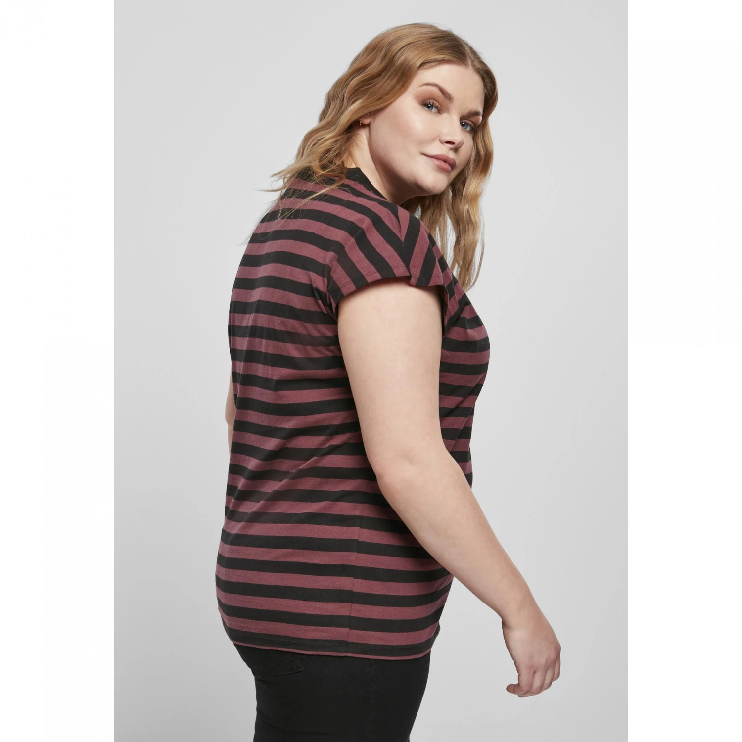 Gestreepte T-shirt Vrouw Urban Classics 15 Gestreepte T-shirt Vrouw Urban Classics - Afbeelding 13