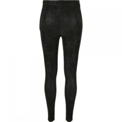 Damesbroek Urban Classics Washed Faux Leather (Groot Getailleerd ) -Moss Kopenhagen-winkel tb3763 00007 7