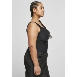 Damestop Urban Classics Ladies Squard Neckline Rib 21 Damestop Urban Classics Ladies Squard Neckline Rib -Moss Kopenhagen-winkel tb4355 00007 u 3