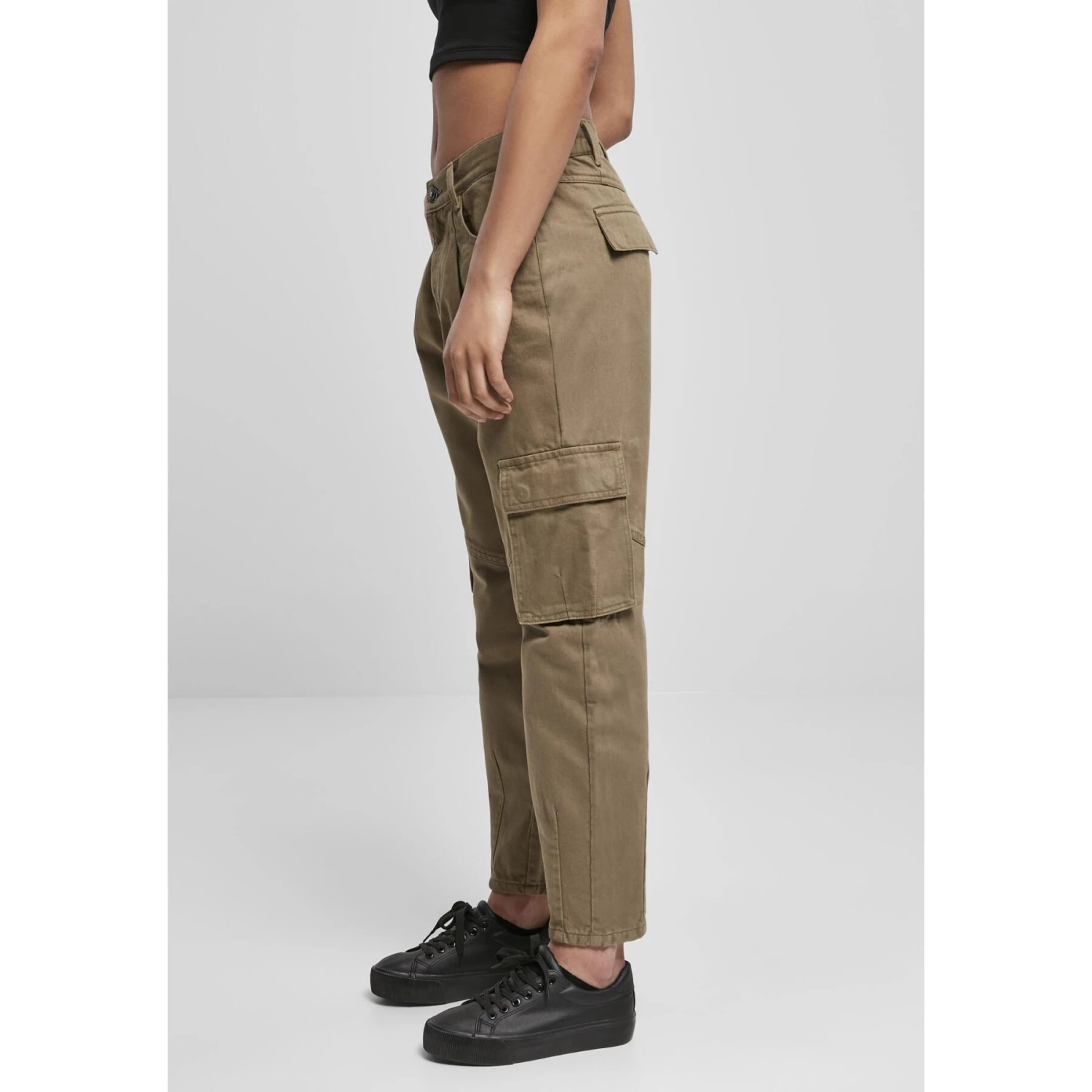 Damesbroek Cargo Urban Classics Pasvorm Twill 11 Damesbroek Cargo Urban Classics Pasvorm Twill - Afbeelding 9