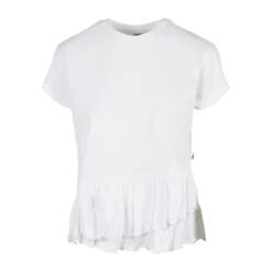 Dames-T-shirt Urban Classics Organic Volant (Grandes Tailles) -Moss Kopenhagen-winkel tb4369 00220 5
