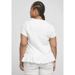 Dames-T-shirt Urban Classics Organic Volant (Grandes Tailles) -Moss Kopenhagen-winkel tb4369 00220 u 2