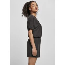 Dames Jumpsuit Urban Classics Short Modal (Grote Maten) -Moss Kopenhagen-winkel tb4370 00007 3