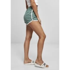 Dames Shorts Urban Classics Organic Interlock Retro Hotpants (Grote Maten) -Moss Kopenhagen-winkel tb4372 03189 3