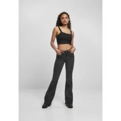 Damesjeans Urban Classics High Waist Flared 16 Damesjeans Urban Classics High Waist Flared -Moss Kopenhagen-winkel tb4549 00709 4