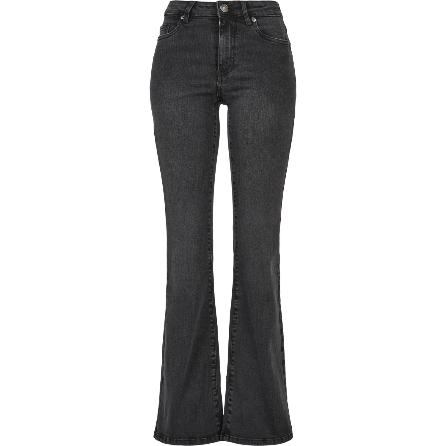 Damesjeans Urban Classics High Waist Flared 3 Damesjeans Urban Classics High Waist Flared