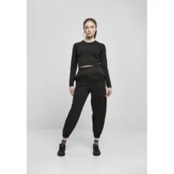 Damesbroek Urban Classics Organisch Hoge Taille -Moss Kopenhagen-winkel tb4564 00007 tb4564 m12 00007