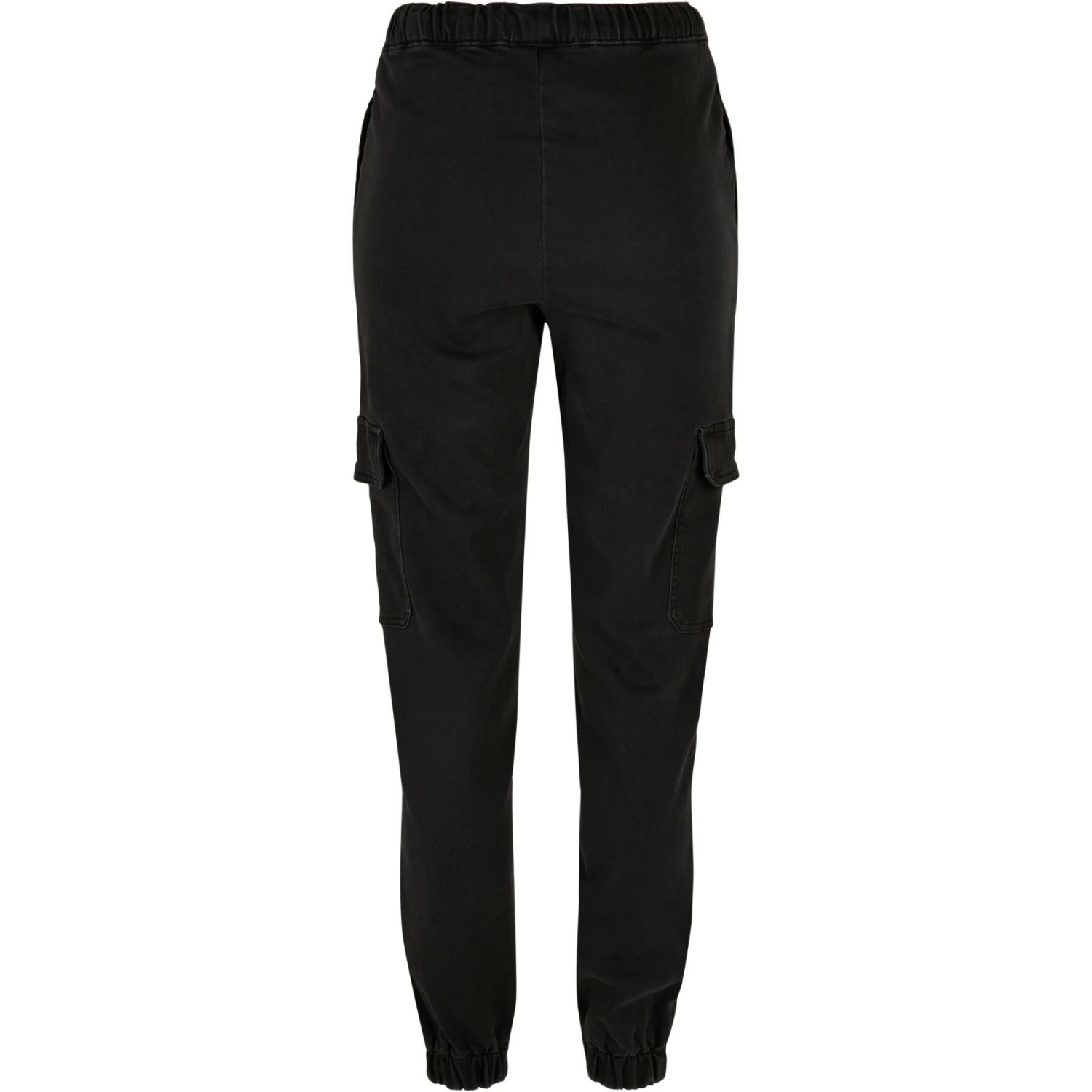 Hoge Taille Denim Cargo-broek Voor Dames Urban Classics Knitted 6 Hoge Taille Denim Cargo-broek Voor Dames Urban Classics Knitted - Afbeelding 4