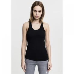 URBAN CLASSICS Dames Urban Klassieke Jersey Tank Top -Moss Kopenhagen-winkel tb697 00007 0