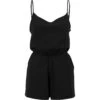 Dames Jumpsuits Grote Maten Urban Classics Short Spaghetti -Moss Kopenhagen-winkel urban classics tb1531 00007 u black 5