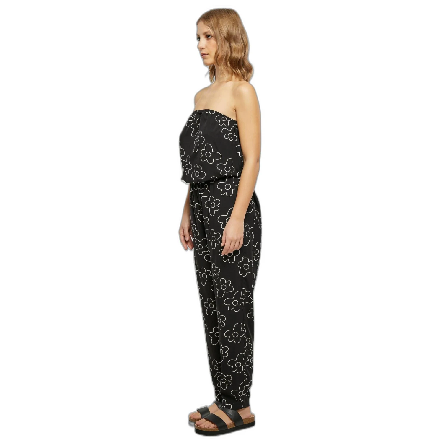 Damesjumpsuit In Viscosebandeau Urban Classics 8 Damesjumpsuit In Viscosebandeau Urban Classics - Afbeelding 6
