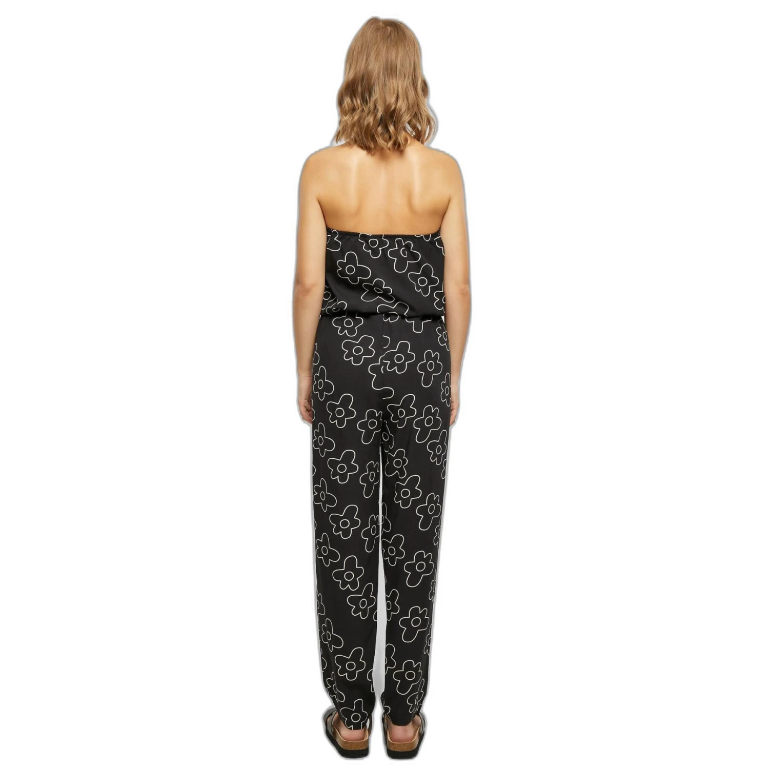 Damesjumpsuit In Viscosebandeau Urban Classics 7 Damesjumpsuit In Viscosebandeau Urban Classics - Afbeelding 5