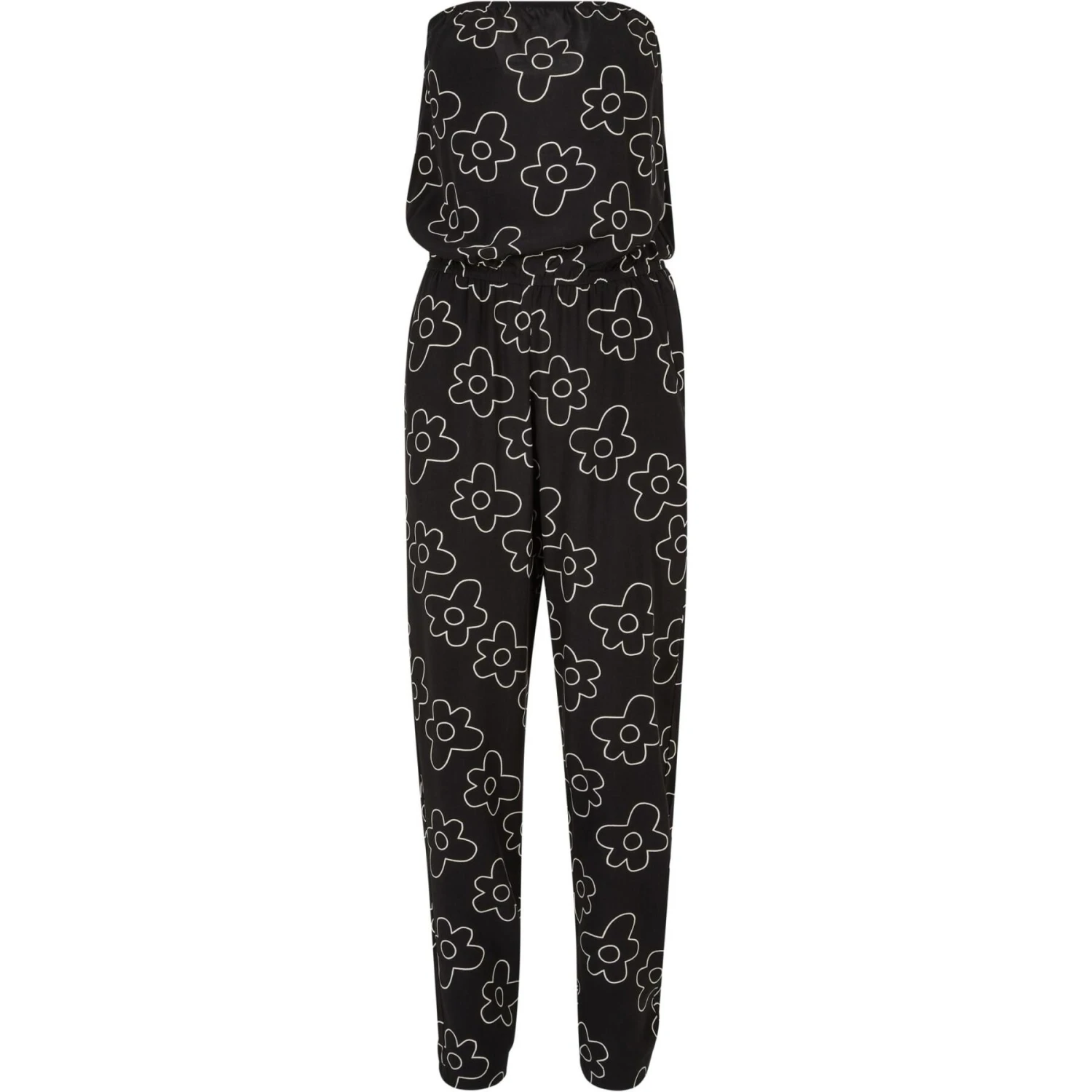 Damesjumpsuit In Viscosebandeau Urban Classics 3 Damesjumpsuit In Viscosebandeau Urban Classics