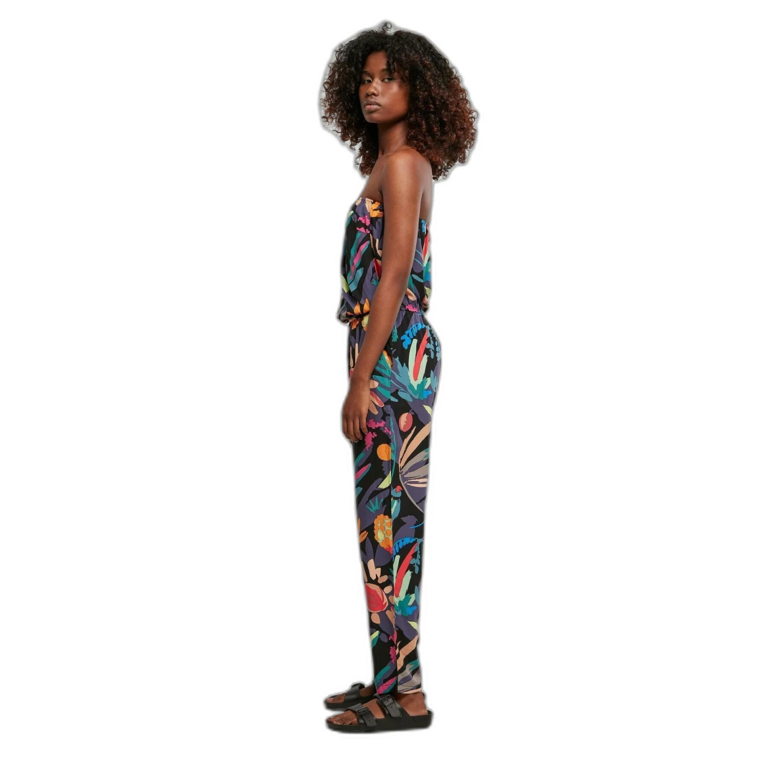 Dames Jumpsuit Urban Classics Viscose Bandeau 9 Dames Jumpsuit Urban Classics Viscose Bandeau - Afbeelding 7